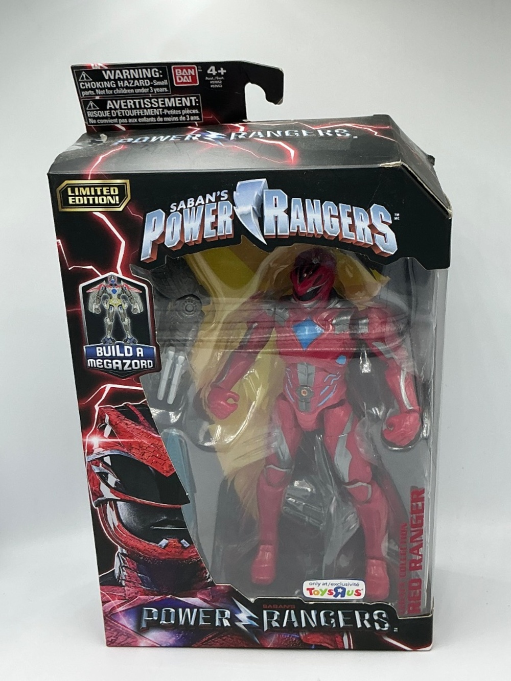 Power Rangers Legacy Collection Red Ranger Movie Figure Open Box 2017